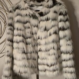 FAUX FUR BOMBER by INC